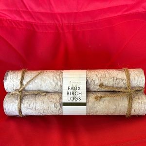 Faux birch logs 3ct